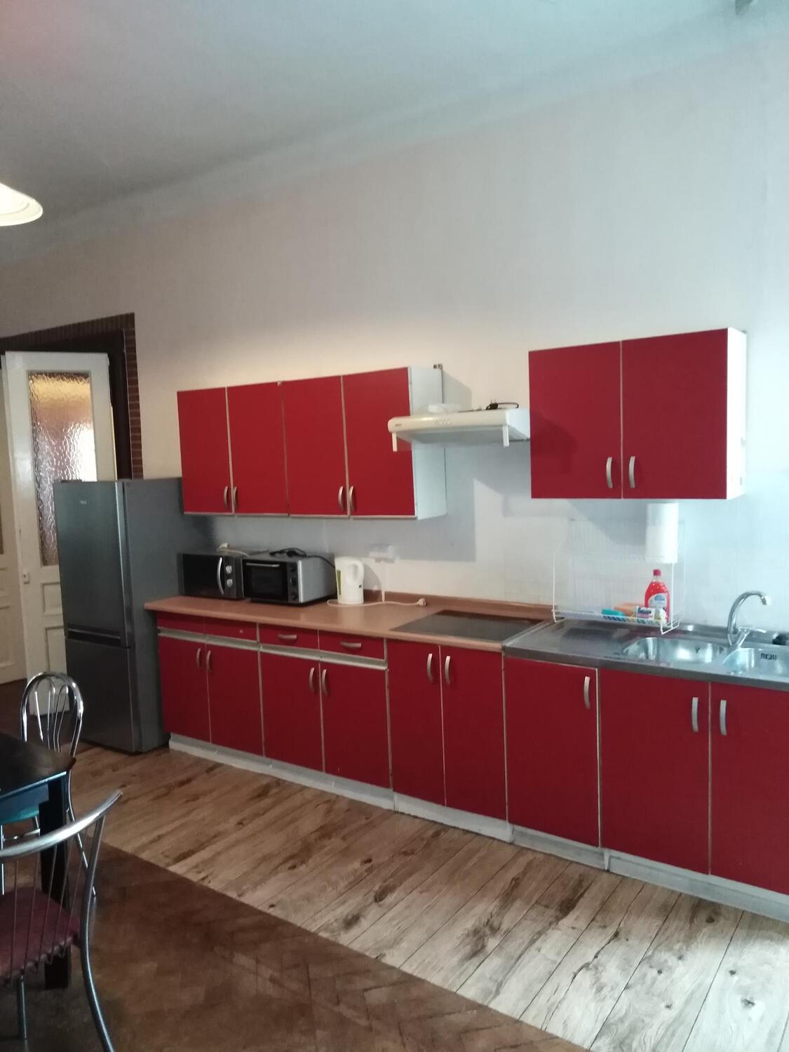Living room with kitchen