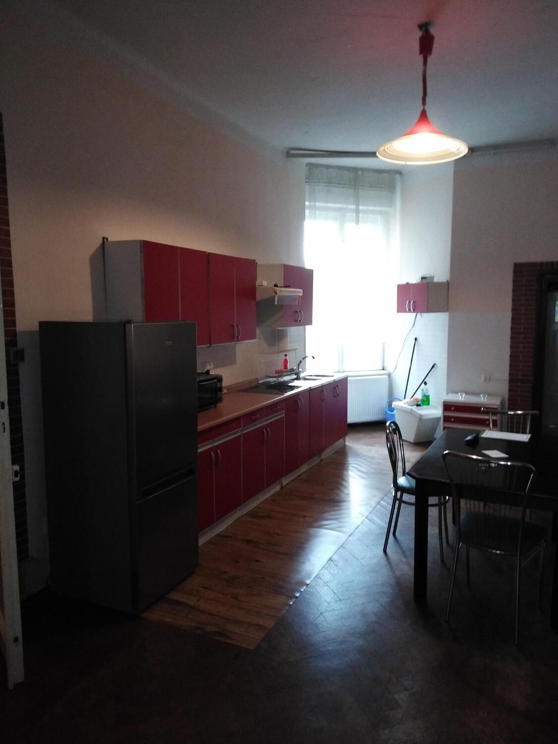 Living room with kitchen