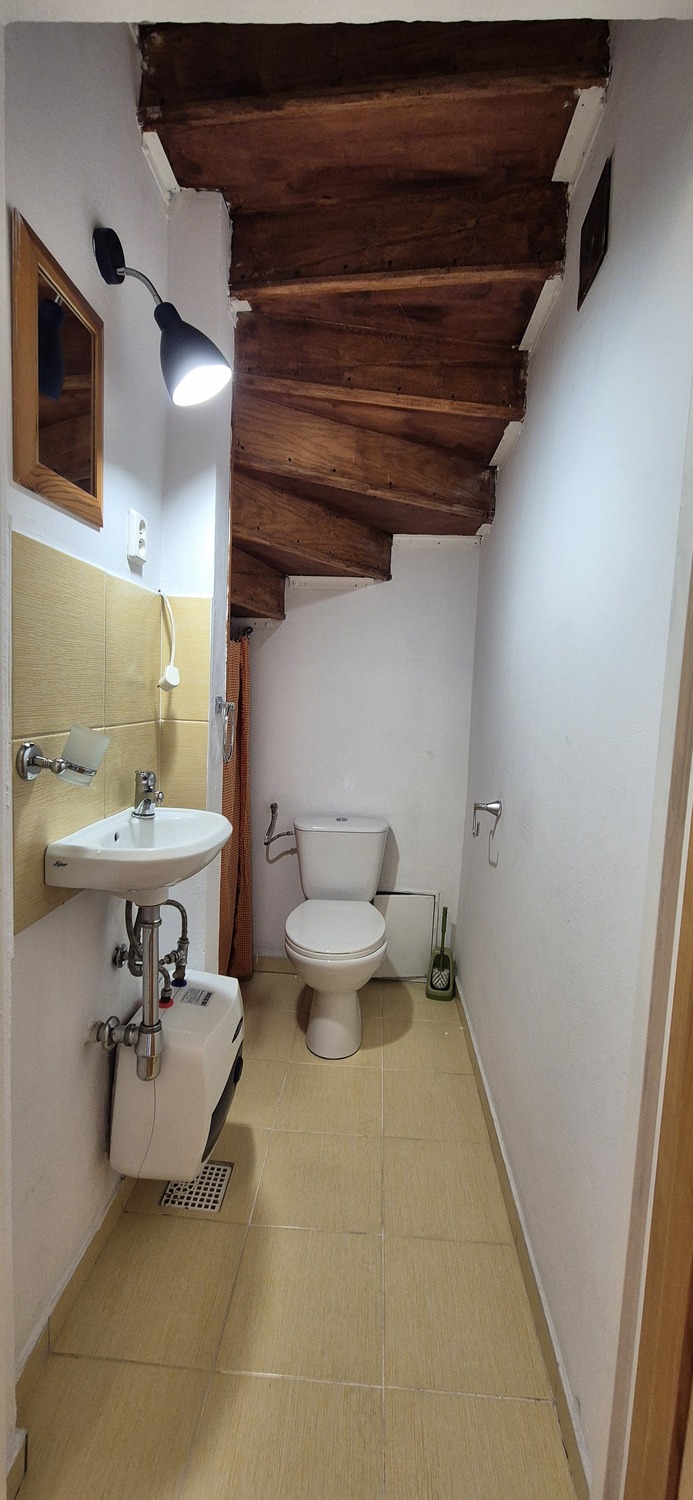Separate toilet downstairs